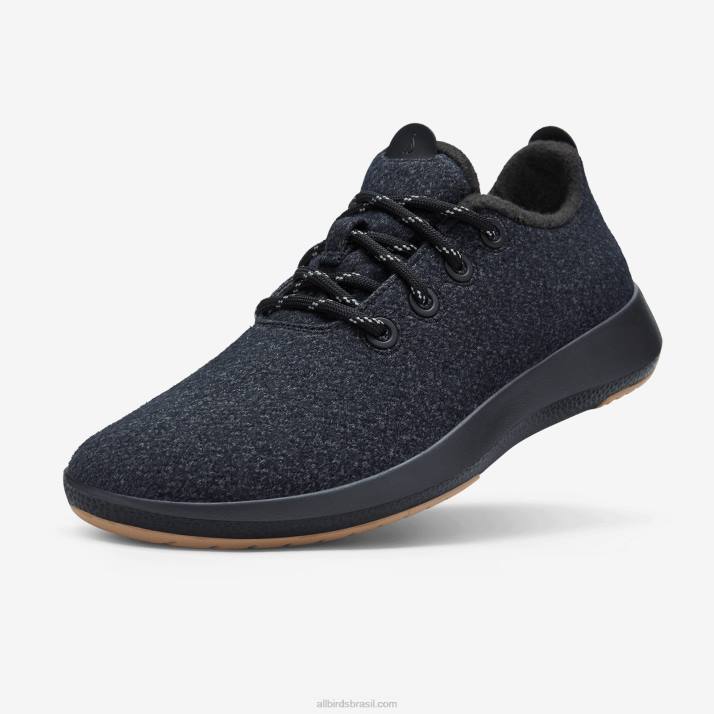 corredor de lã feminino mizzles 884J191 preto natural Allbirds - Image 1