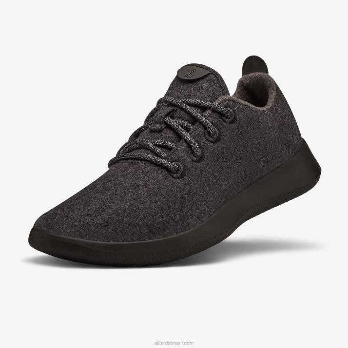 corredores_de_la_masculinos_884j28_preto_natural_allbirds.jpg corredores de lã masculinos 884J28 preto natural Allbirds - Image 1