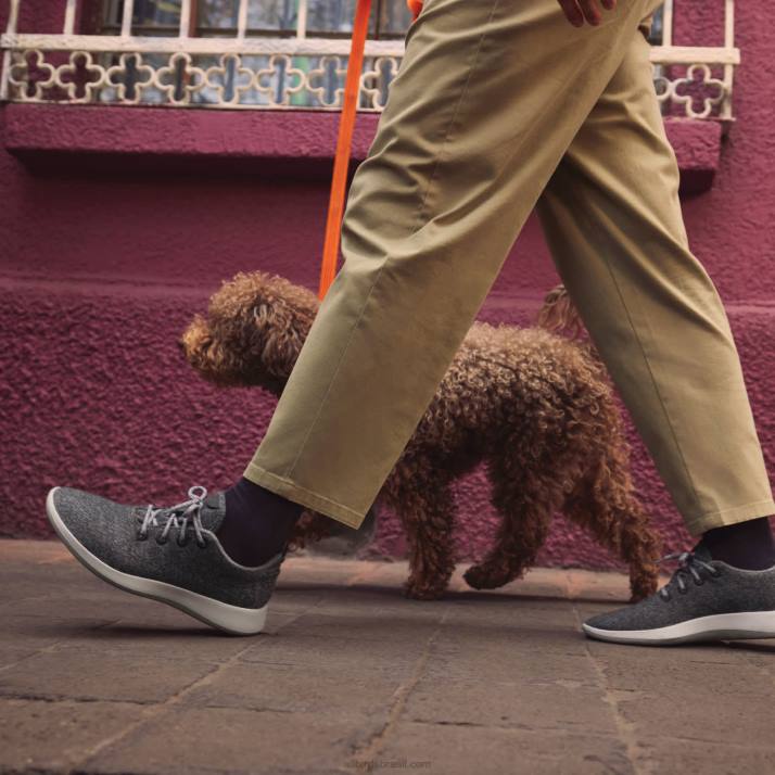 corredores de lã masculinos 884J32 bege nebuloso (sola branca natural) Allbirds - Image 2
