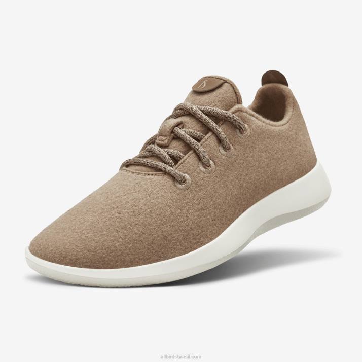 corredores de lã masculinos 884J32 bege nebuloso (sola branca natural) Allbirds - Image 1