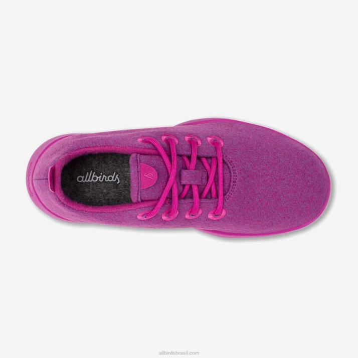 corredores de lã smallbirds - crianças grandes 884J267 florescer rosa Allbirds - Image 5
