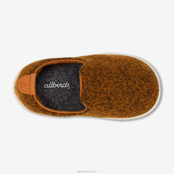 espreguiçadeiras de lã smallbirds - crianças pequenas 884J253 ferrugem mel (sola branca natural) Allbirds - Image 5