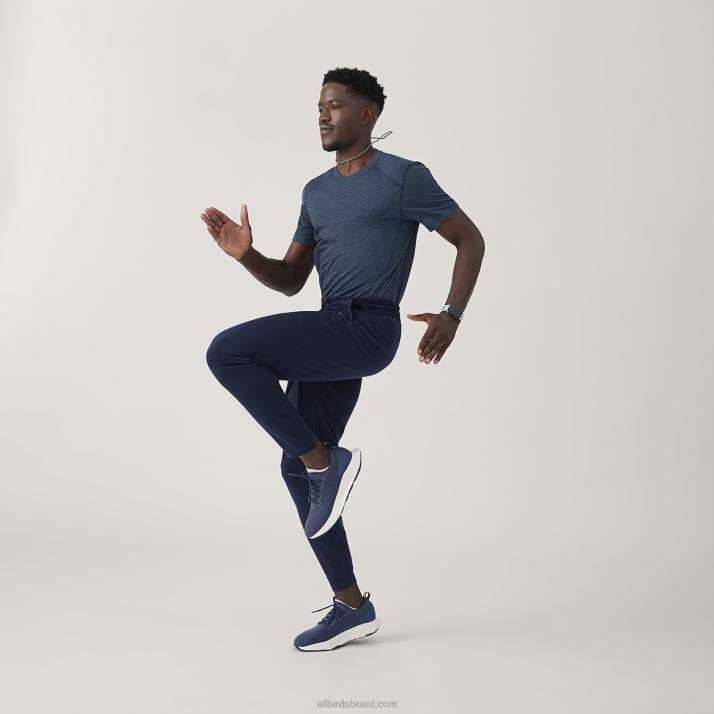 jogger masculino de performance de lã 884J152 verdadeira marinha Allbirds - Image 2