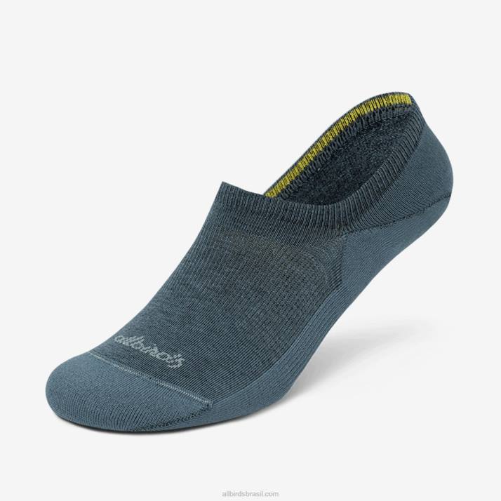 meia masculina a qualquer momento no show 884J109 azul-petróleo calmo Allbirds - Image 1