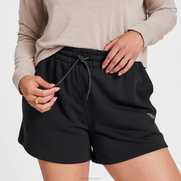 short de suor r&r feminino 884J229 preto natural Allbirds - Image 3