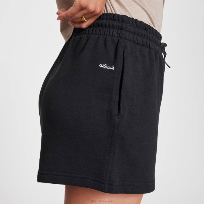 short de suor r&r feminino 884J229 preto natural Allbirds - Image 6