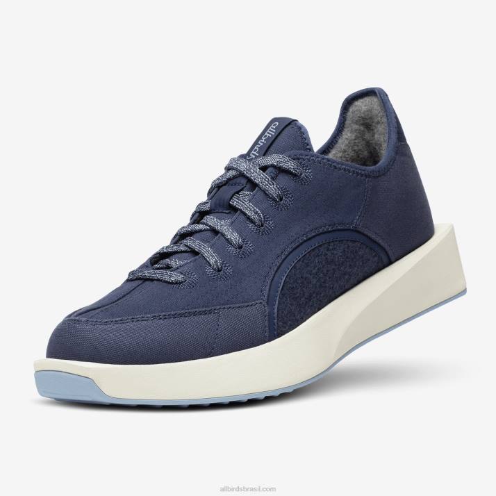 tirantes_masculinos_884j85_indigo_nebuloso_sola_branca_natural_allbirds.jpg tirantes masculinos 884J85 índigo nebuloso (sola branca natural) Allbirds - Image 1