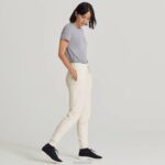 calça de moletom r&r feminina 884J215 Branco natural Allbirds - Image 7