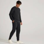 calça de moletom r&r masculina 884J134 preto natural Allbirds - Image 7