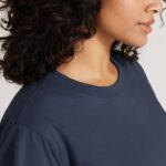 camiseta feminina de algodão allgood 884J217 índigo nebuloso Allbirds - Image 2