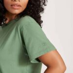 camiseta feminina de algodão allgood 884J219 carga nebulosa Allbirds - Image 5