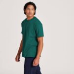 camiseta masculina de algodão allgood 884J122 esmeralda profunda Allbirds - Image 2