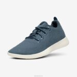 corredores de lã smallbirds - crianças grandes 884J257 azul-petróleo calmo (sola branca natural) Allbirds