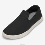 espreguiçadeiras de lã masculina 884J72 preto verdadeiro (sola creme) Allbirds