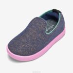 espreguiçadeiras de lã smallbirds - crianças pequenas 884J247 wowza azul (sola rosa flutuante) Allbirds