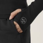 zíper de desempenho feminino 884J232 preto natural Allbirds - Image 5