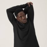 zíper de desempenho masculino 884J154 preto natural Allbirds - Image 5